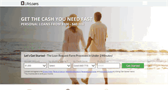 Desktop Screenshot of lifeloans.com